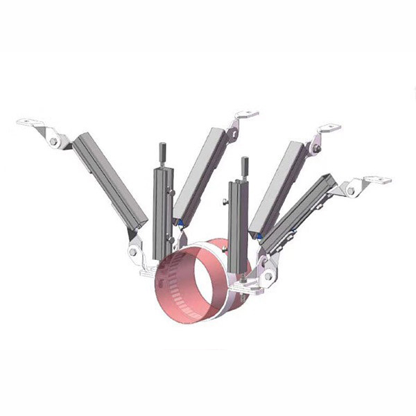 单管纵向支撑装配